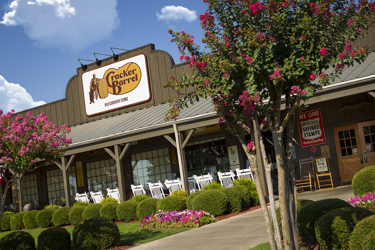 Recent storefront (Courtesy of Cracker Barrel)