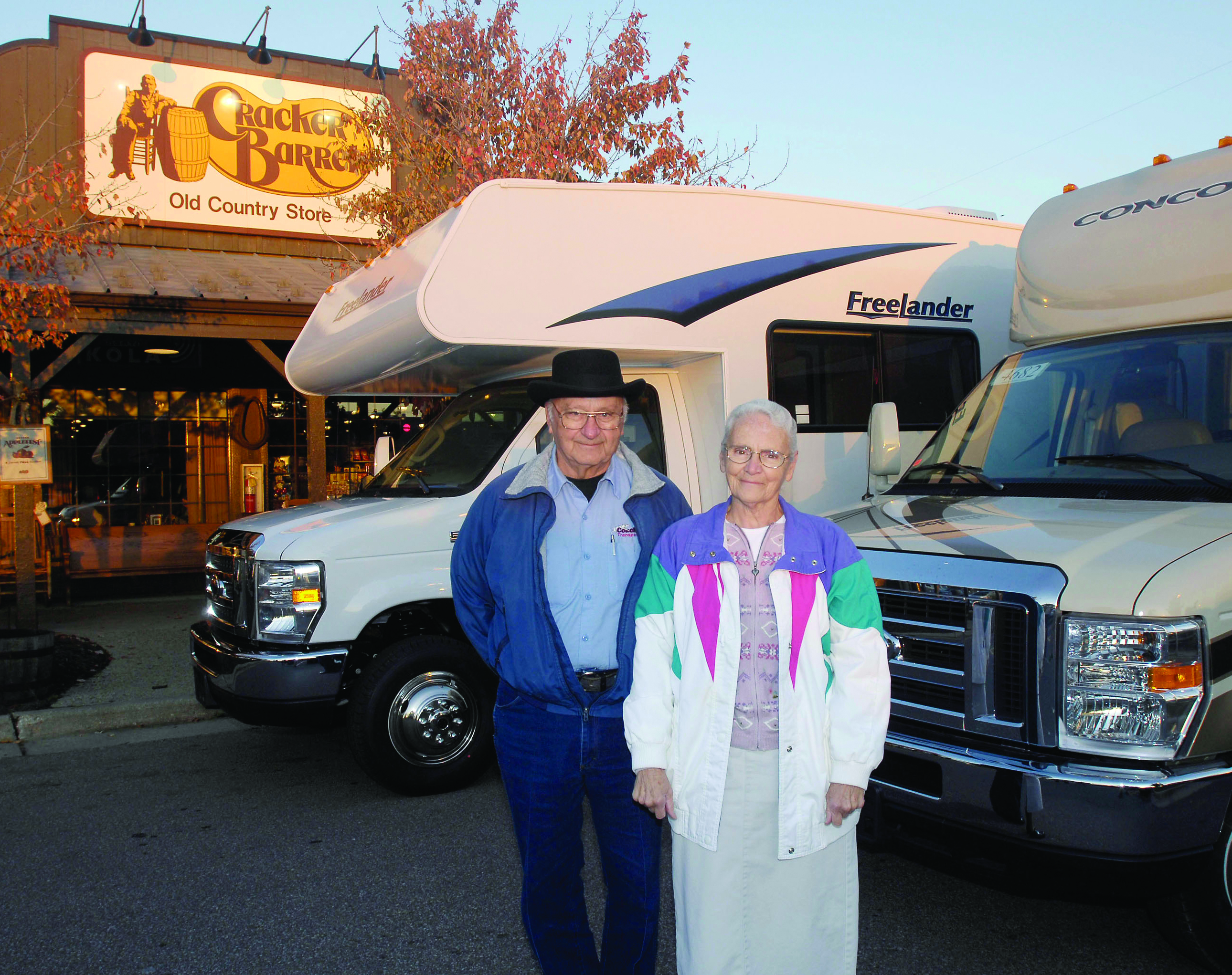 Ray and Wilma Yoder, Cracker Barrel and RV fans (Courtesy of Cracker Barrel)